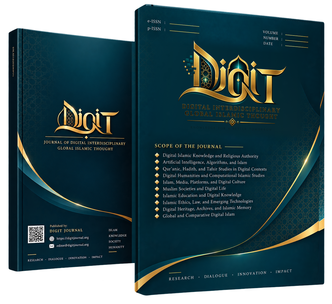 DIGIT journal cover mockup with revised scope